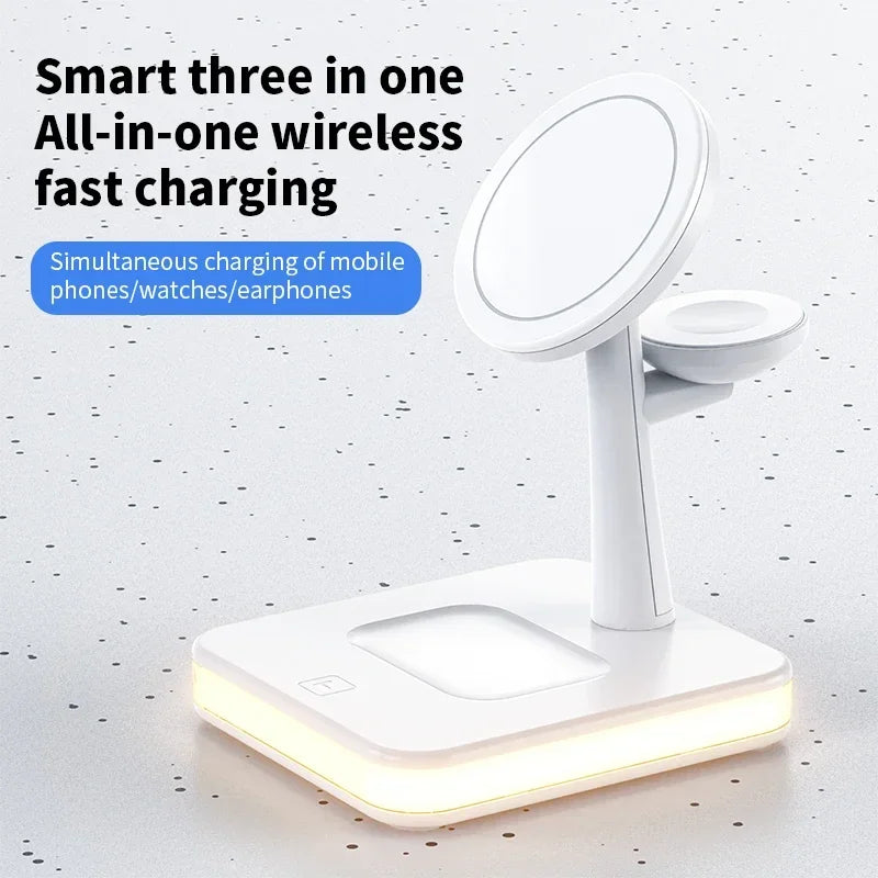 3 in 1 Wireless Magnetic Fast Chargers Stand