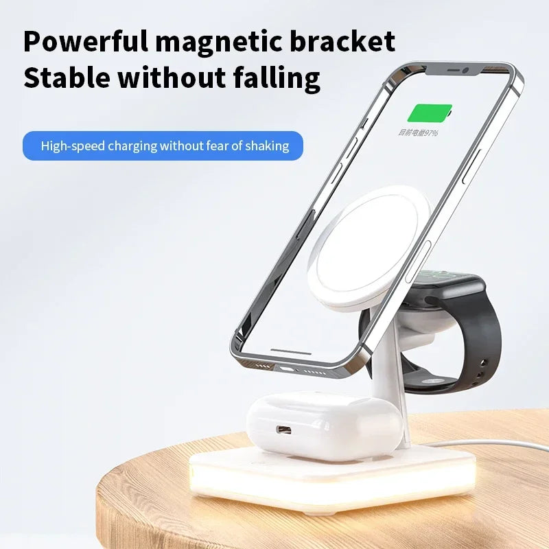 3 in 1 Wireless Magnetic Fast Chargers Stand