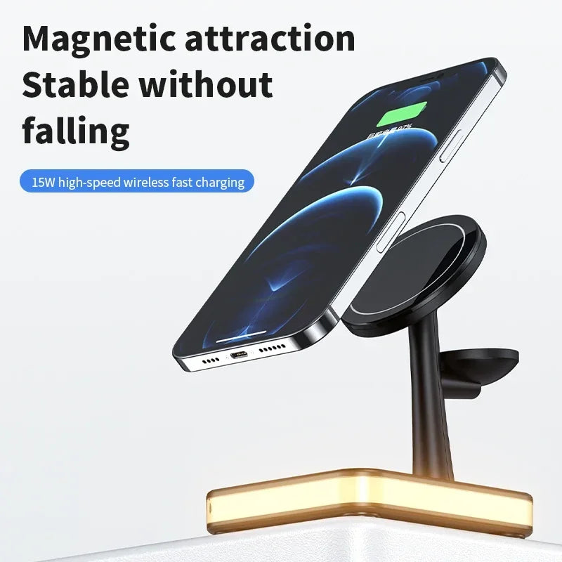3 in 1 Wireless Magnetic Fast Chargers Stand