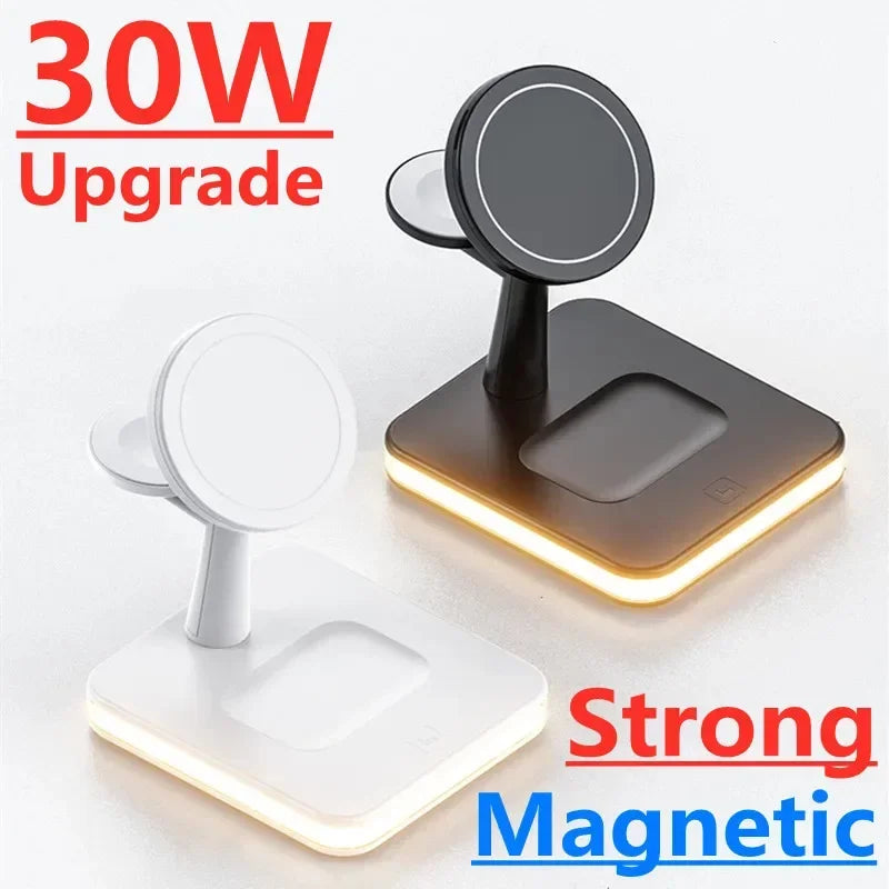 3 in 1 Wireless Magnetic Fast Chargers Stand