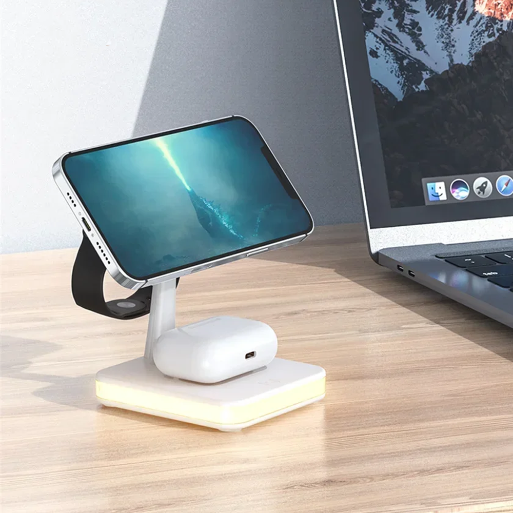 3 in 1 Wireless Magnetic Fast Chargers Stand